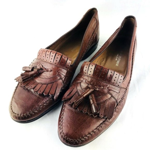 Marco Evani 11.5 Dress Shoes Mens 45 Tassel Loafer main image 3